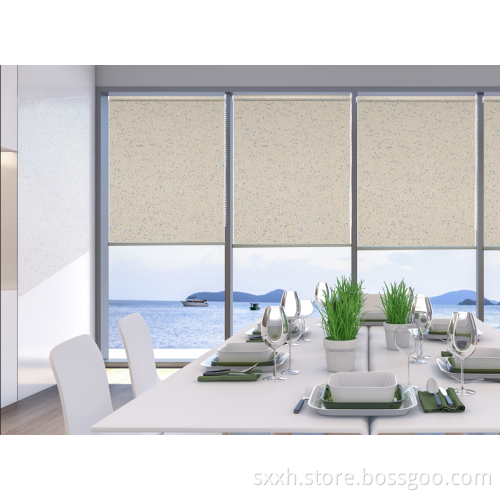 Home Dyed Roller Blackout Curtain Shade Jacquard Fabric